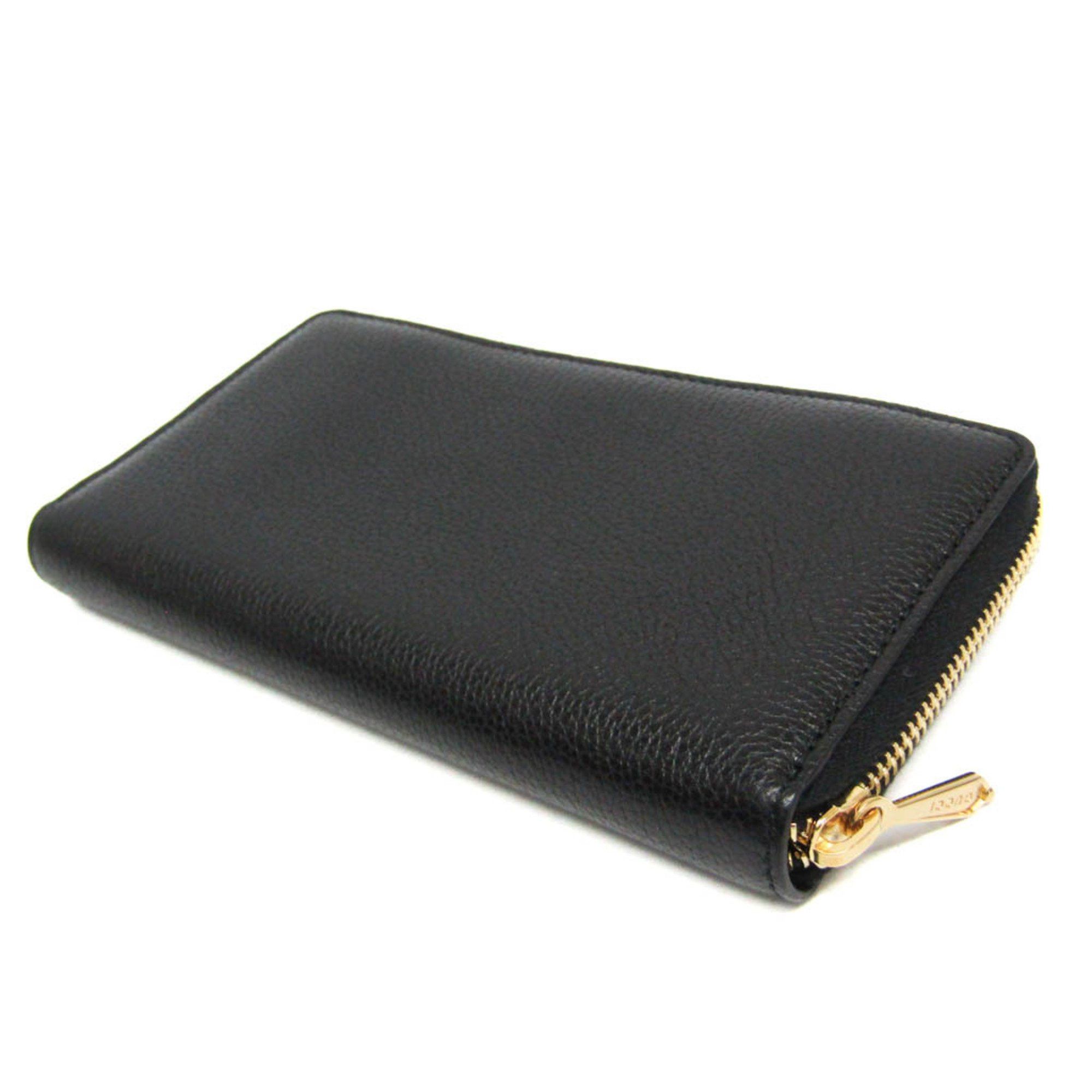 Gucci Gucci Zumi 570661 Women's Leather Long Wallet (bi-fold) Black Size ONE SIZE - 2 Thumbnail