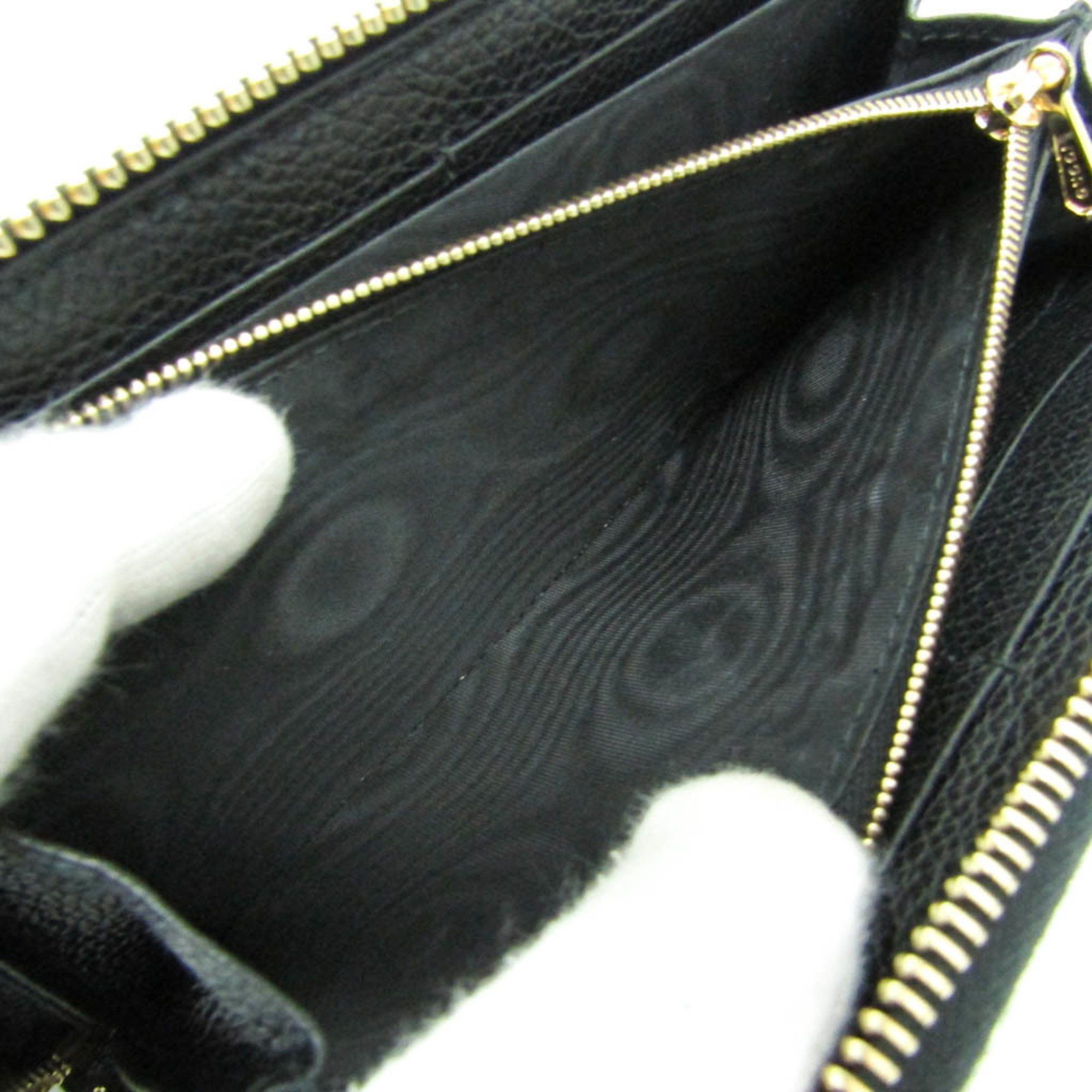 Gucci Gucci Zumi 570661 Women's Leather Long Wallet (bi-fold) Black Size ONE SIZE - 4 Thumbnail