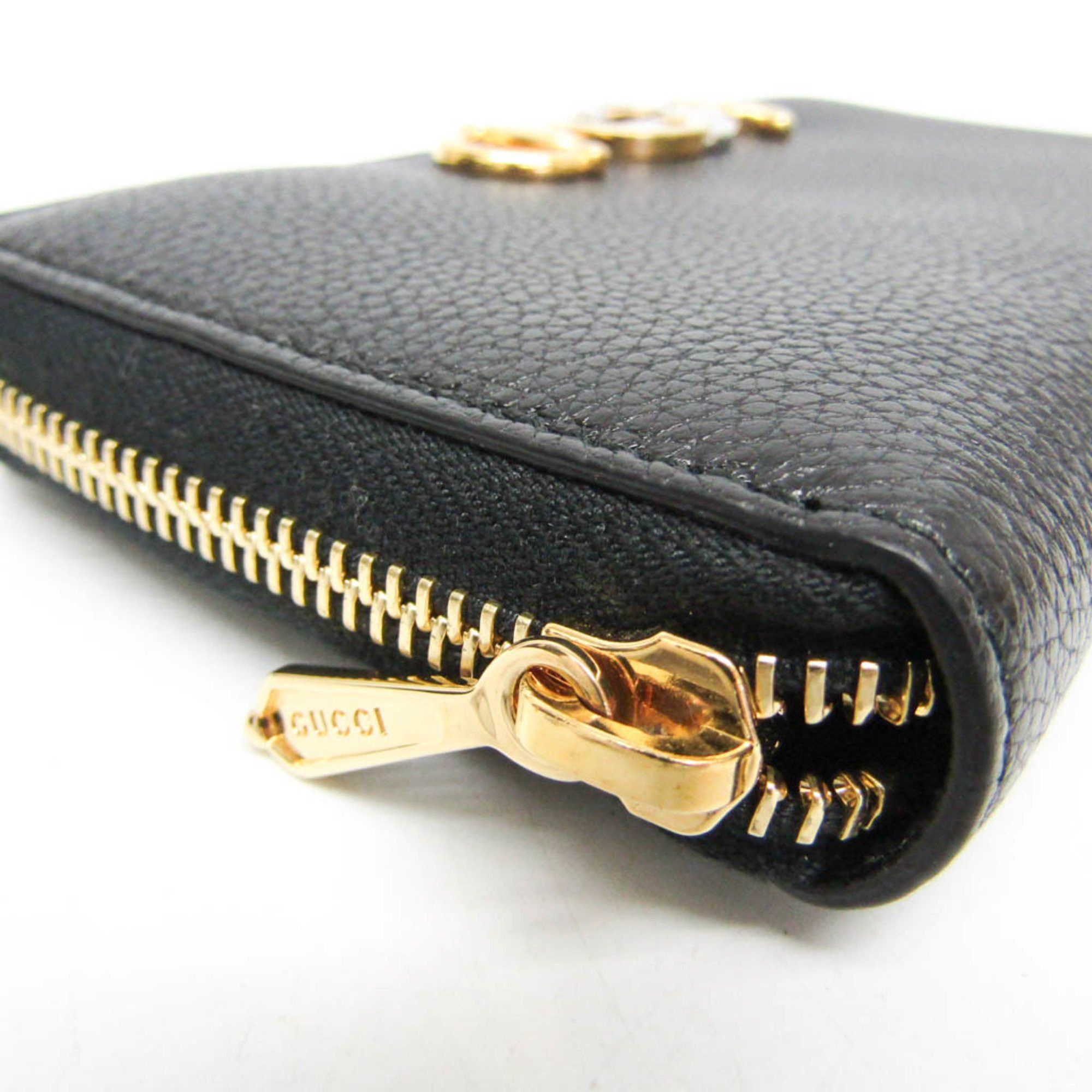Gucci Gucci Zumi 570661 Women's Leather Long Wallet (bi-fold) Black Size ONE SIZE - 5 Thumbnail