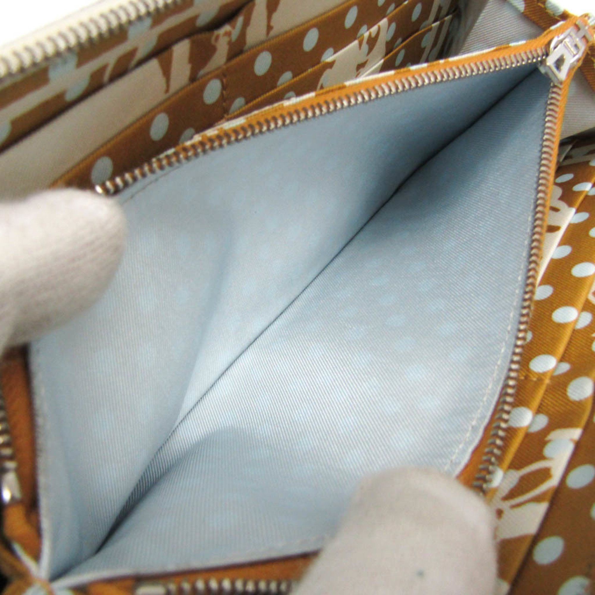Hermes Hermes Silk'in Azap Long Women's Epsom Leather Long Wallet (bi-fold) Cream Size ONE SIZE - 4 Thumbnail