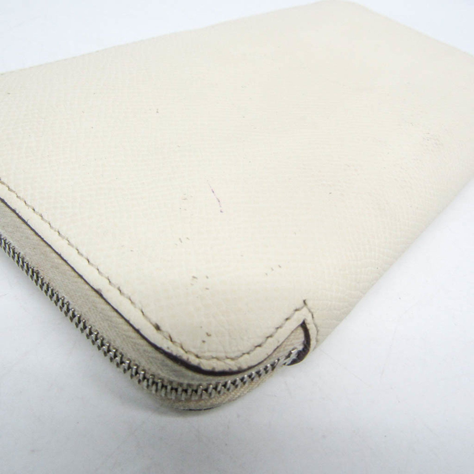 Hermes Hermes Silk'in Azap Long Women's Epsom Leather Long Wallet (bi-fold) Cream Size ONE SIZE - 7 Thumbnail