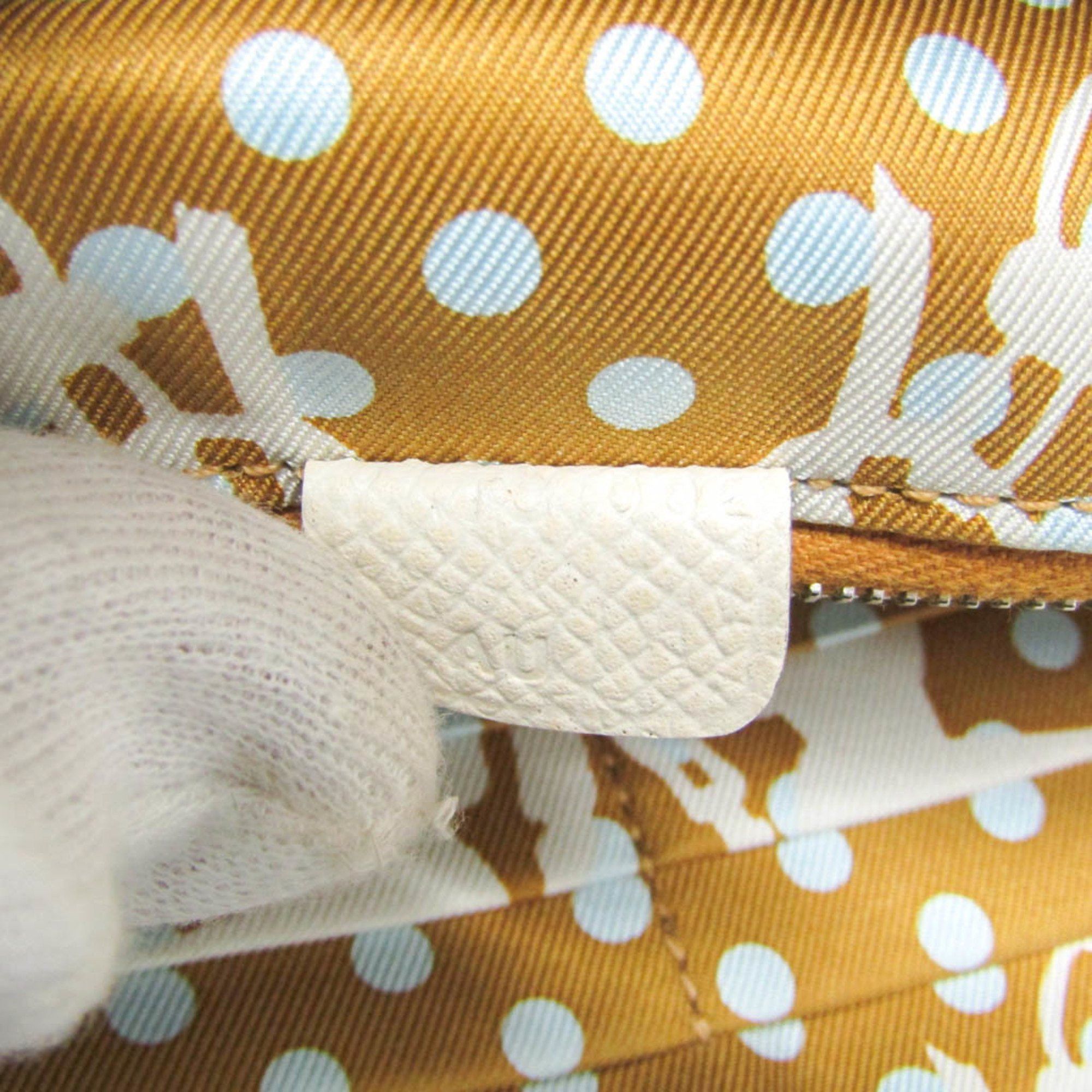 Hermes Hermes Silk'in Azap Long Women's Epsom Leather Long Wallet (bi-fold) Cream Size ONE SIZE - 14 Thumbnail