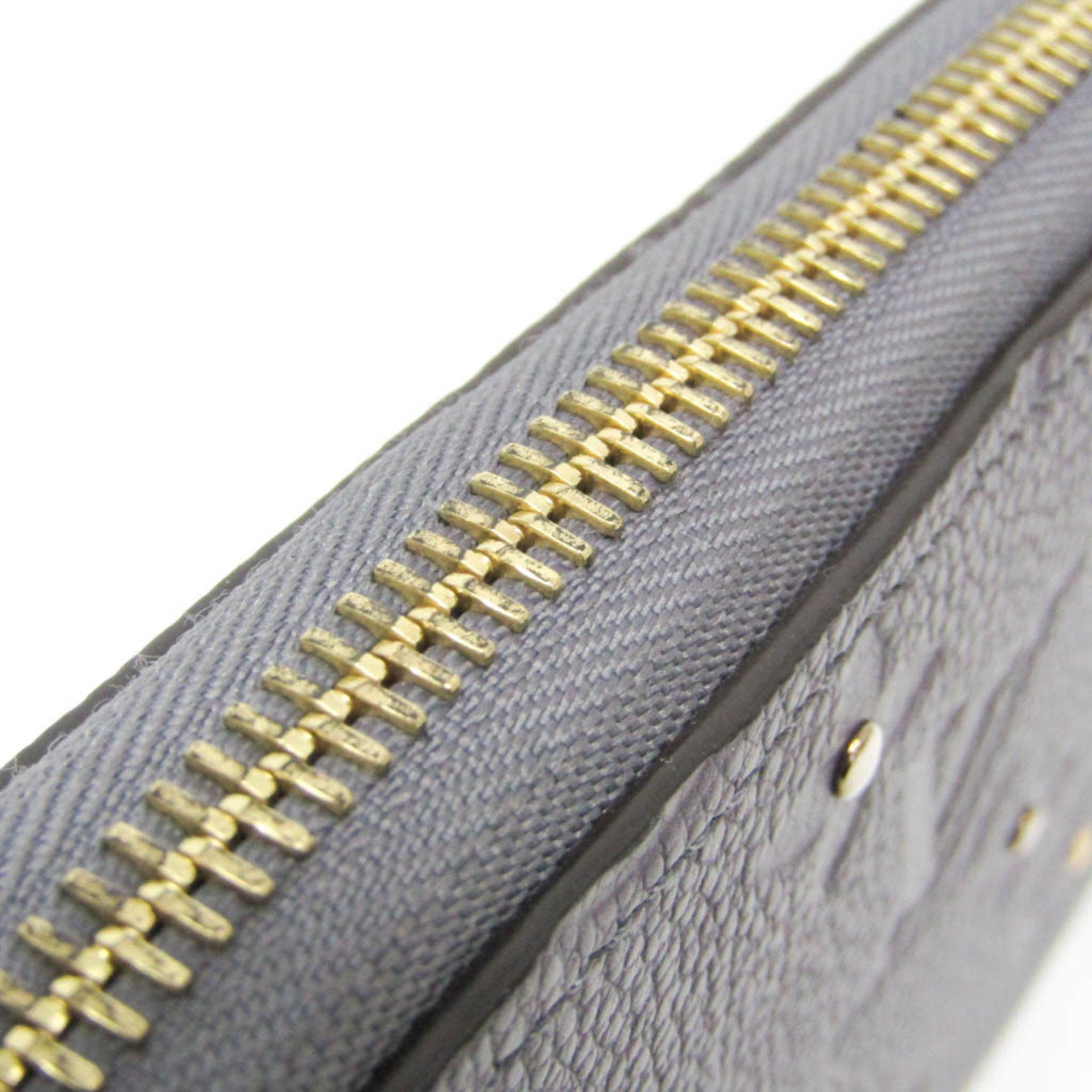Louis Vuitton Louis Vuitton Monogram Empreinte Zippy Wallet M62209 Women's Monogram Empreinte Studded Long Wallet (bi-fold) Silver Gray Size ONE SIZE - 6 Thumbnail