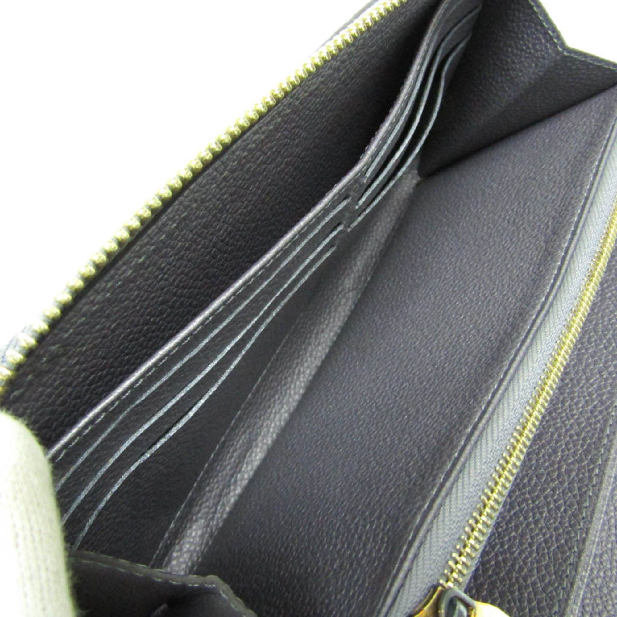 Louis Vuitton Louis Vuitton Monogram Empreinte Zippy Wallet M62209 Women's Monogram Empreinte Studded Long Wallet (bi-fold) Silver Gray Size ONE SIZE - 9 Thumbnail