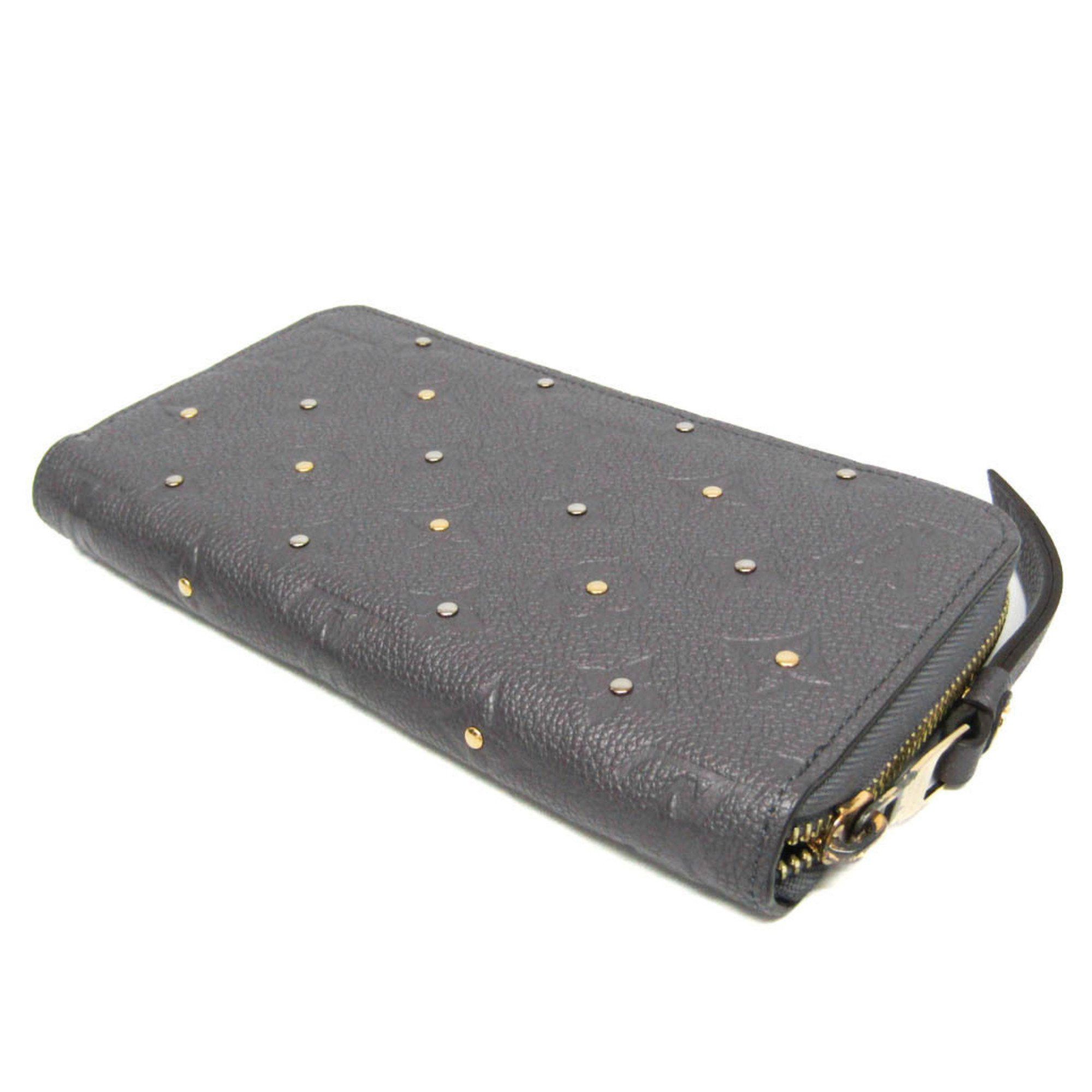 Louis Vuitton Louis Vuitton Monogram Empreinte Zippy Wallet M62209 Women's Monogram Empreinte Studded Long Wallet (bi-fold) Silver Gray Size ONE SIZE - 2 Thumbnail