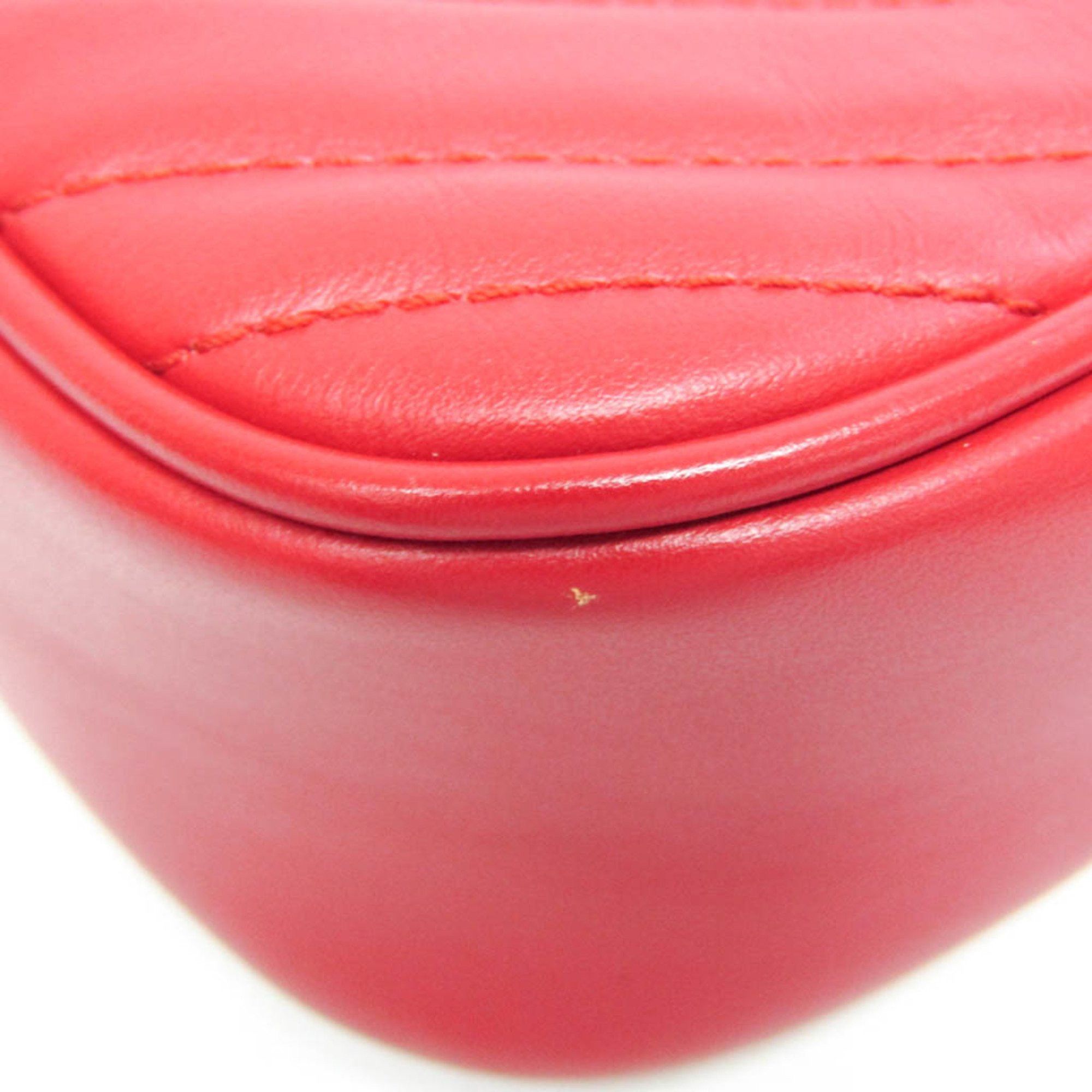 Gucci Gucci GG Marmont Small Camera Bag 447632 Women's Leather Shoulder Bag Red Color Size ONE SIZE - 5 Thumbnail