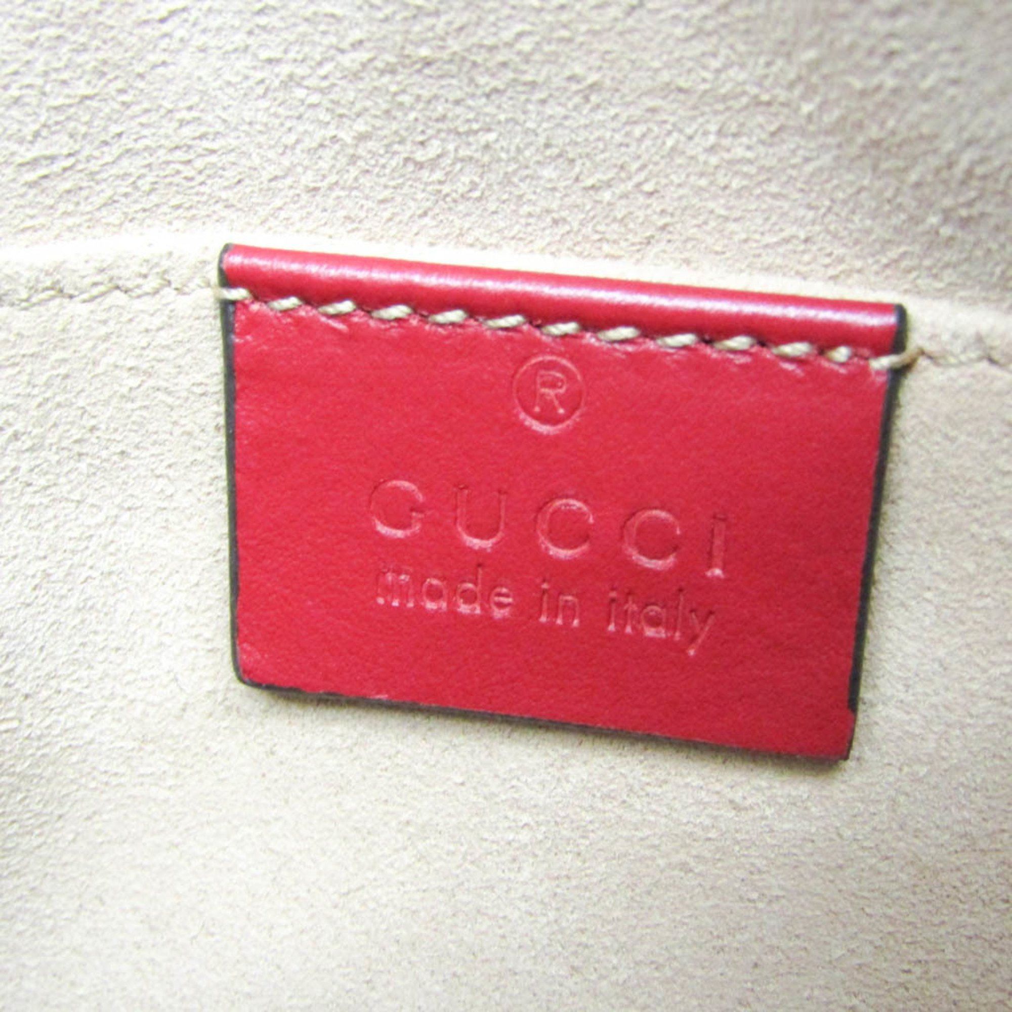 Gucci Gucci GG Marmont Small Camera Bag 447632 Women's Leather Shoulder Bag Red Color Size ONE SIZE - 10 Thumbnail