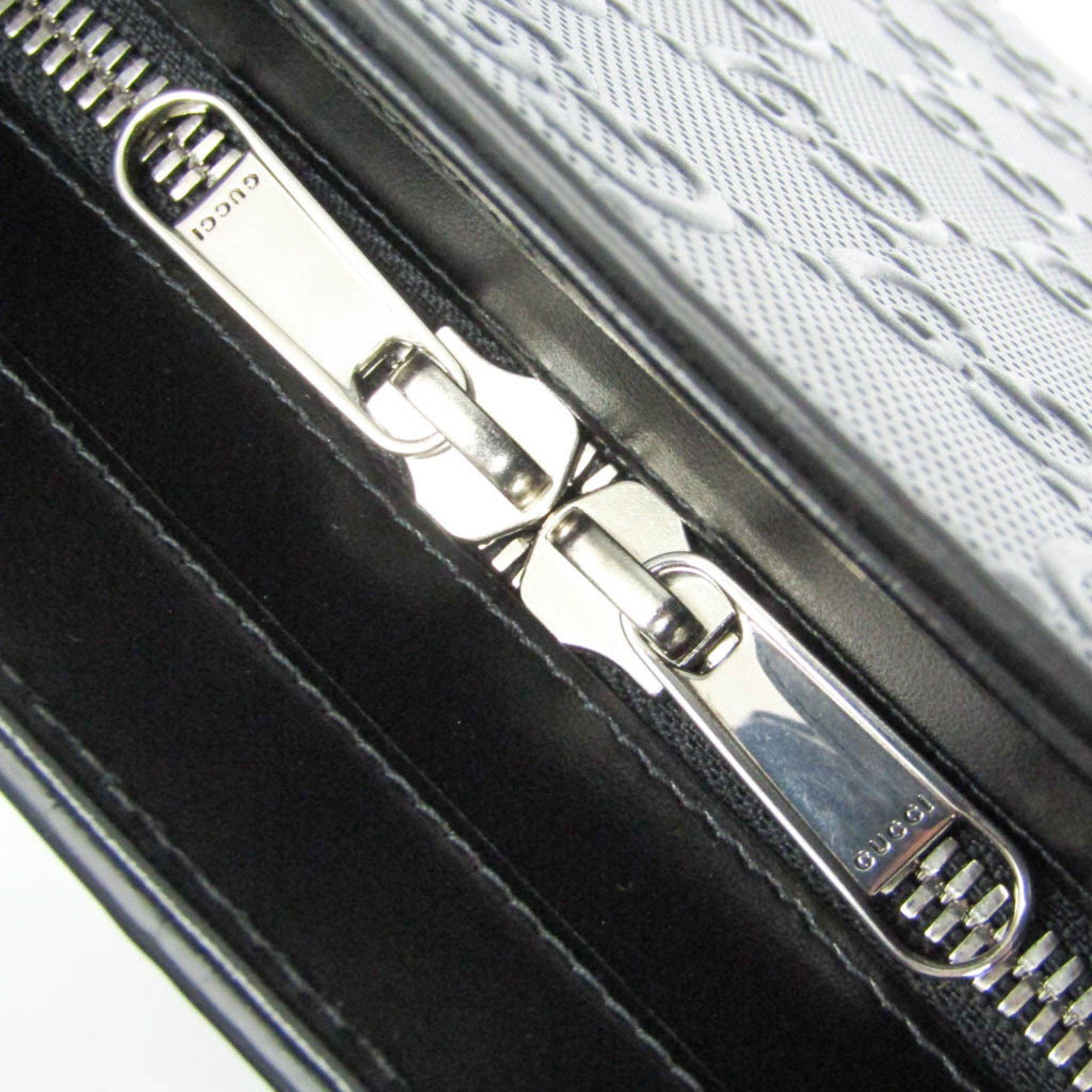 Gucci Gucci GG Embossed Tote 625774 Men's Leather Shoulder Bag,Tote Bag Black Size ONE SIZE - 9 Thumbnail