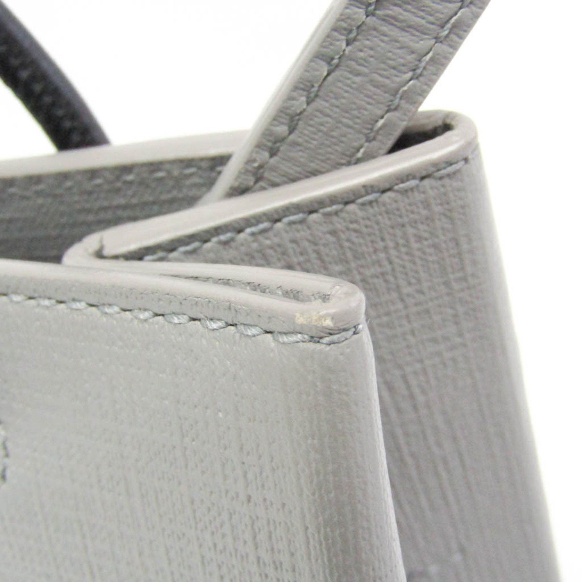 Balenciaga Balenciaga Shopping Tote XXS 597858 Women,Men Leather Handbag,Shoulder Bag Gray Size ONE SIZE - 9 Thumbnail
