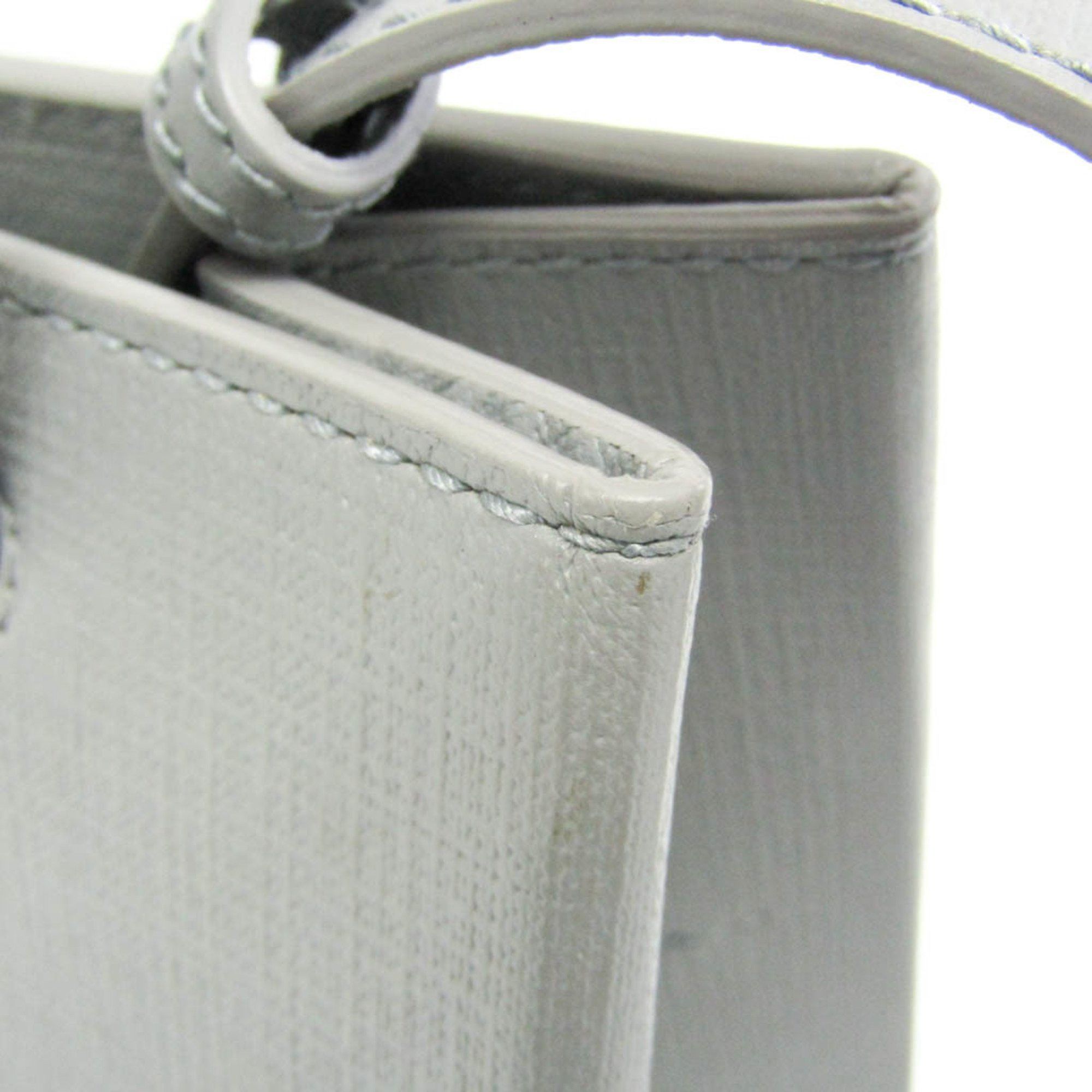 Balenciaga Balenciaga Shopping Tote XXS 597858 Women,Men Leather Handbag,Shoulder Bag Gray Size ONE SIZE - 8 Thumbnail
