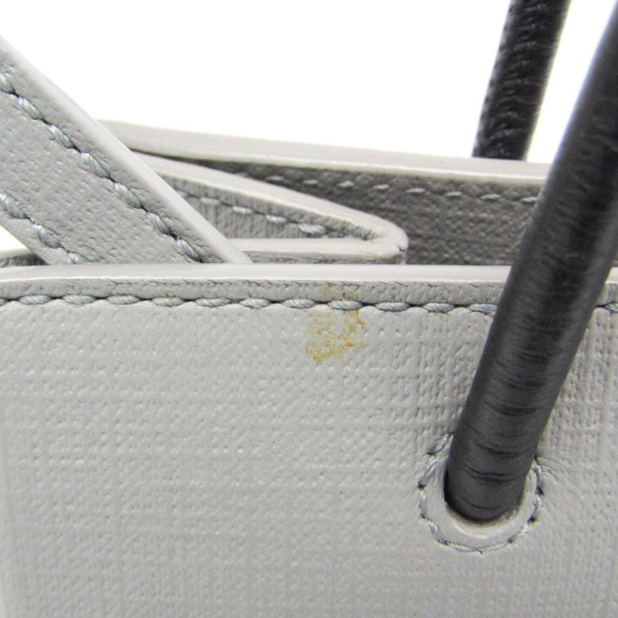 Balenciaga Balenciaga Shopping Tote XXS 597858 Women,Men Leather Handbag,Shoulder Bag Gray Size ONE SIZE - 7 Thumbnail