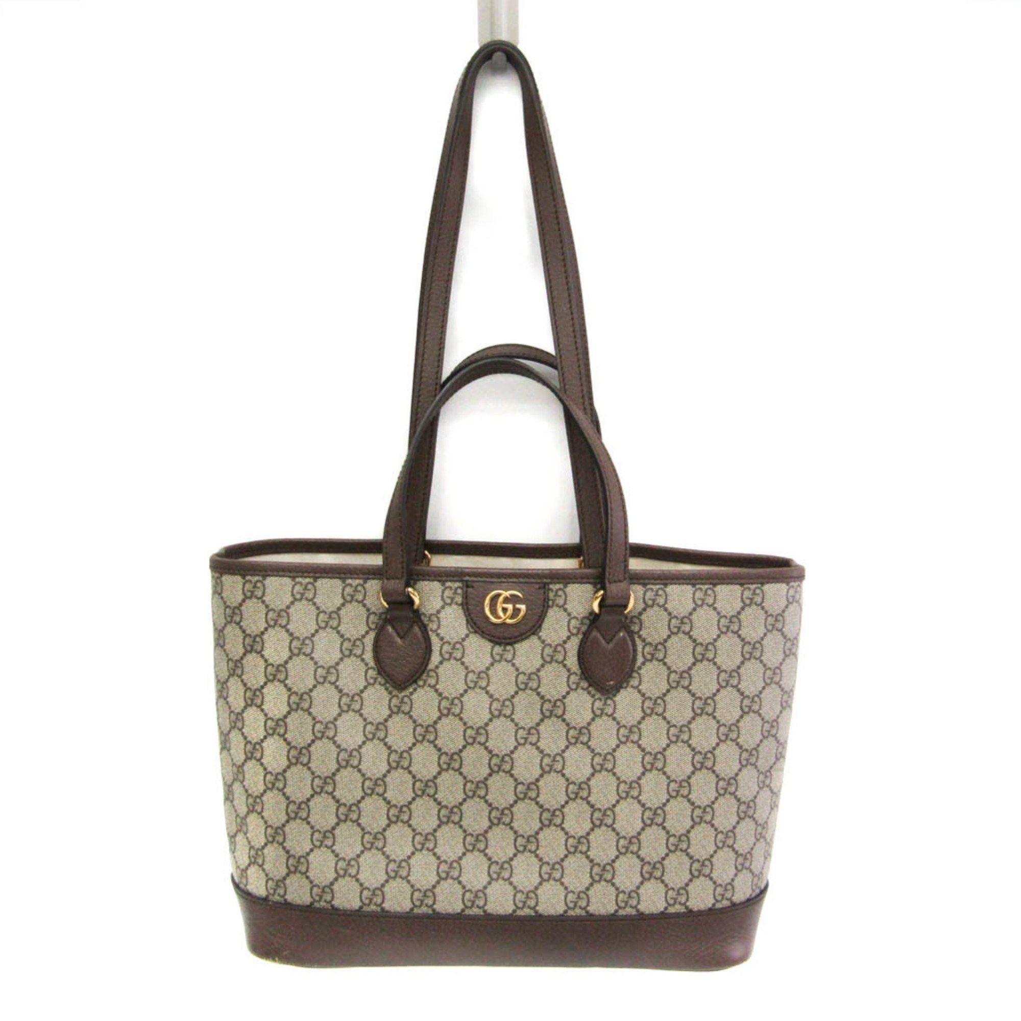 Gucci Gucci Double G Medium Tote Bag 765043 Women's GG Supreme Shoulder Bag,Tote Bag Beige Size ONE SIZE - 15 Thumbnail