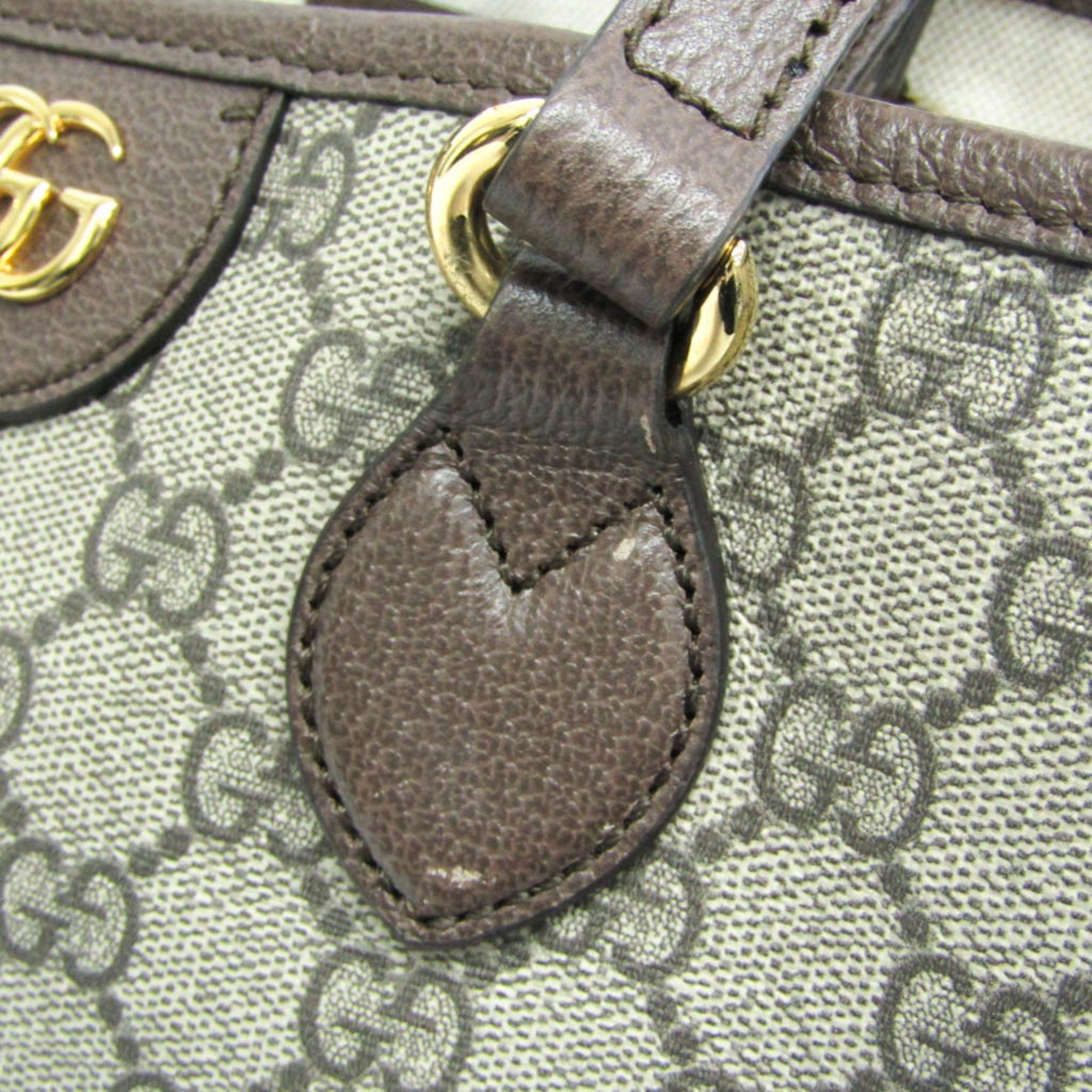 Gucci Gucci Double G Medium Tote Bag 765043 Women's GG Supreme Shoulder Bag,Tote Bag Beige Size ONE SIZE - 7 Thumbnail