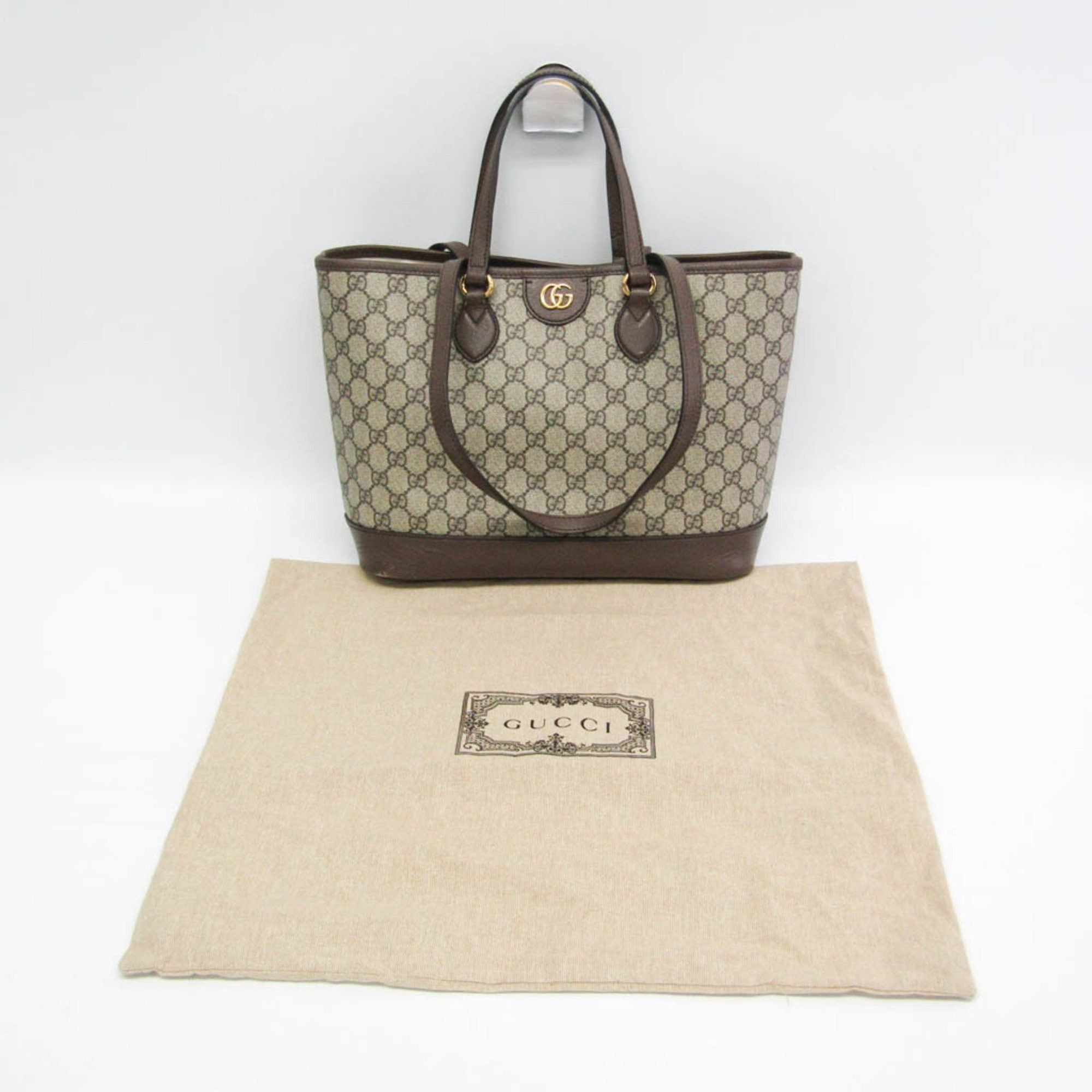 Gucci Gucci Double G Medium Tote Bag 765043 Women's GG Supreme Shoulder Bag,Tote Bag Beige Size ONE SIZE - 2 Thumbnail