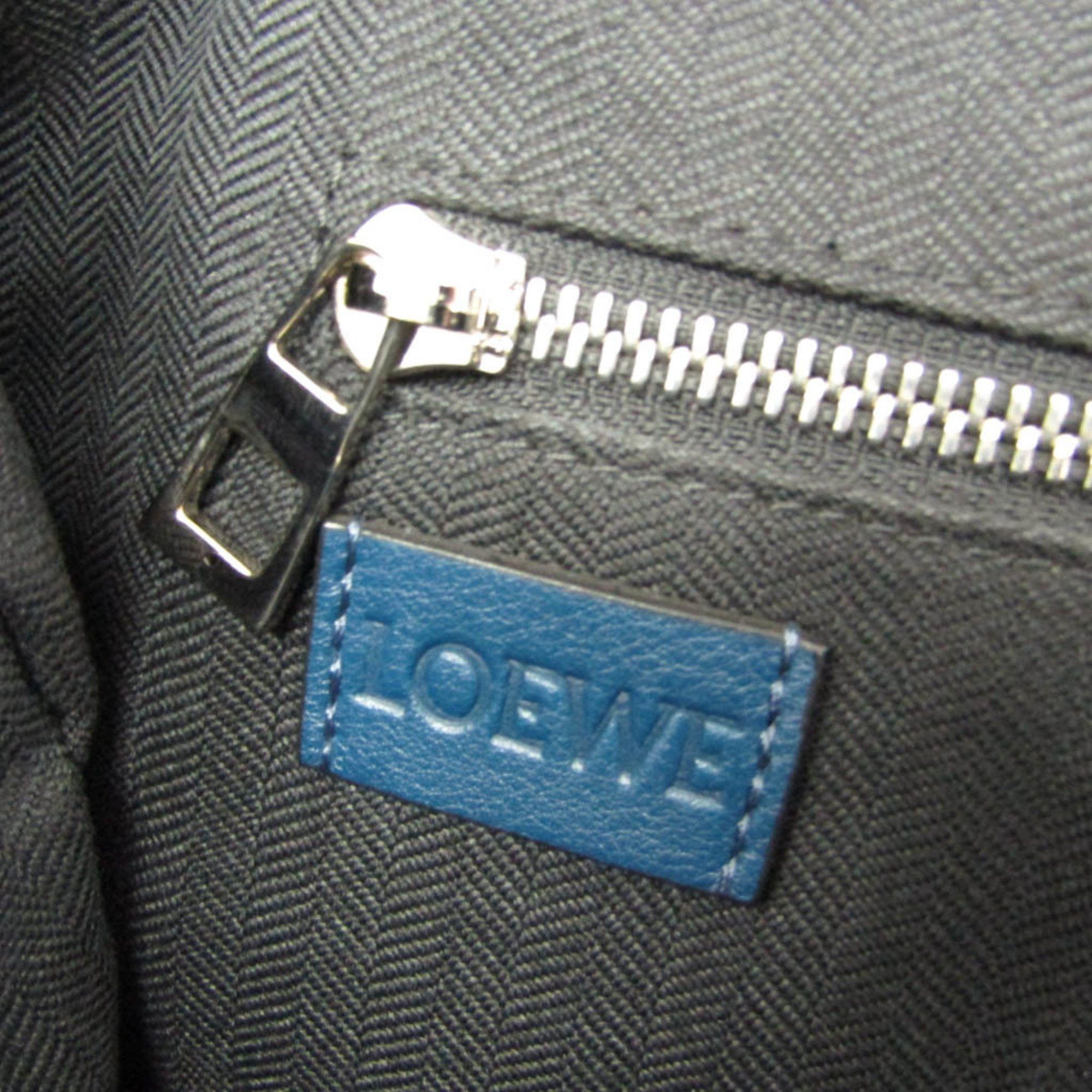 Loewe Loewe Goya Backpack 316.30.P40 Women's Leather Backpack Blue Size ONE SIZE - 14 Thumbnail