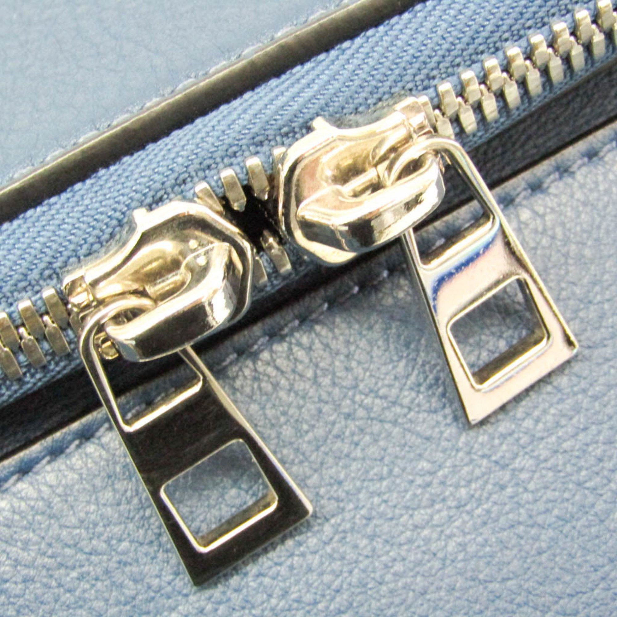 Loewe Loewe Goya Backpack 316.30.P40 Women's Leather Backpack Blue Size ONE SIZE - 8 Thumbnail