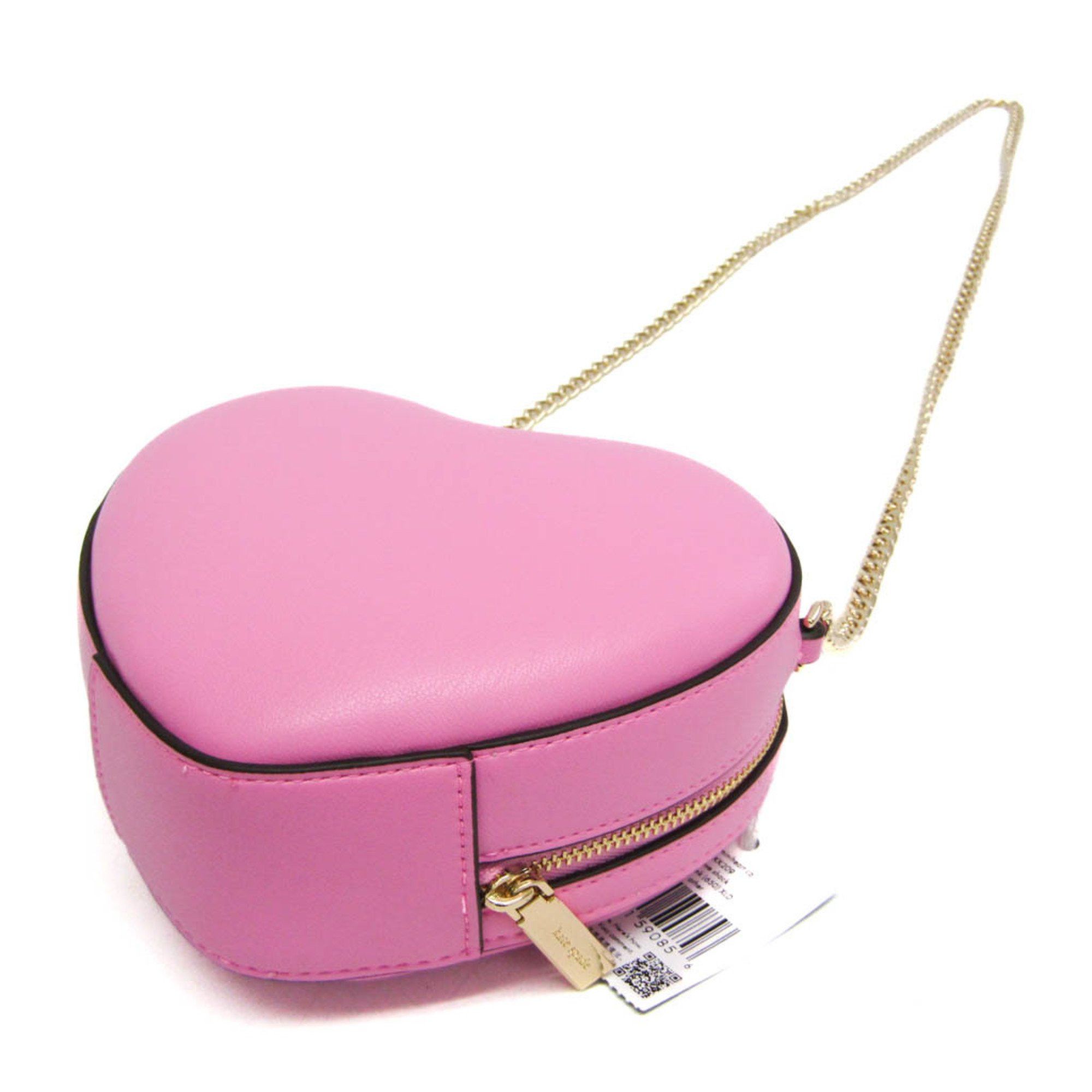 Kate Spade Kate Spade Love Shack 3D Mini Heart KK209 Women's Leather Shoulder Bag Pink Size ONE SIZE - 2 Thumbnail