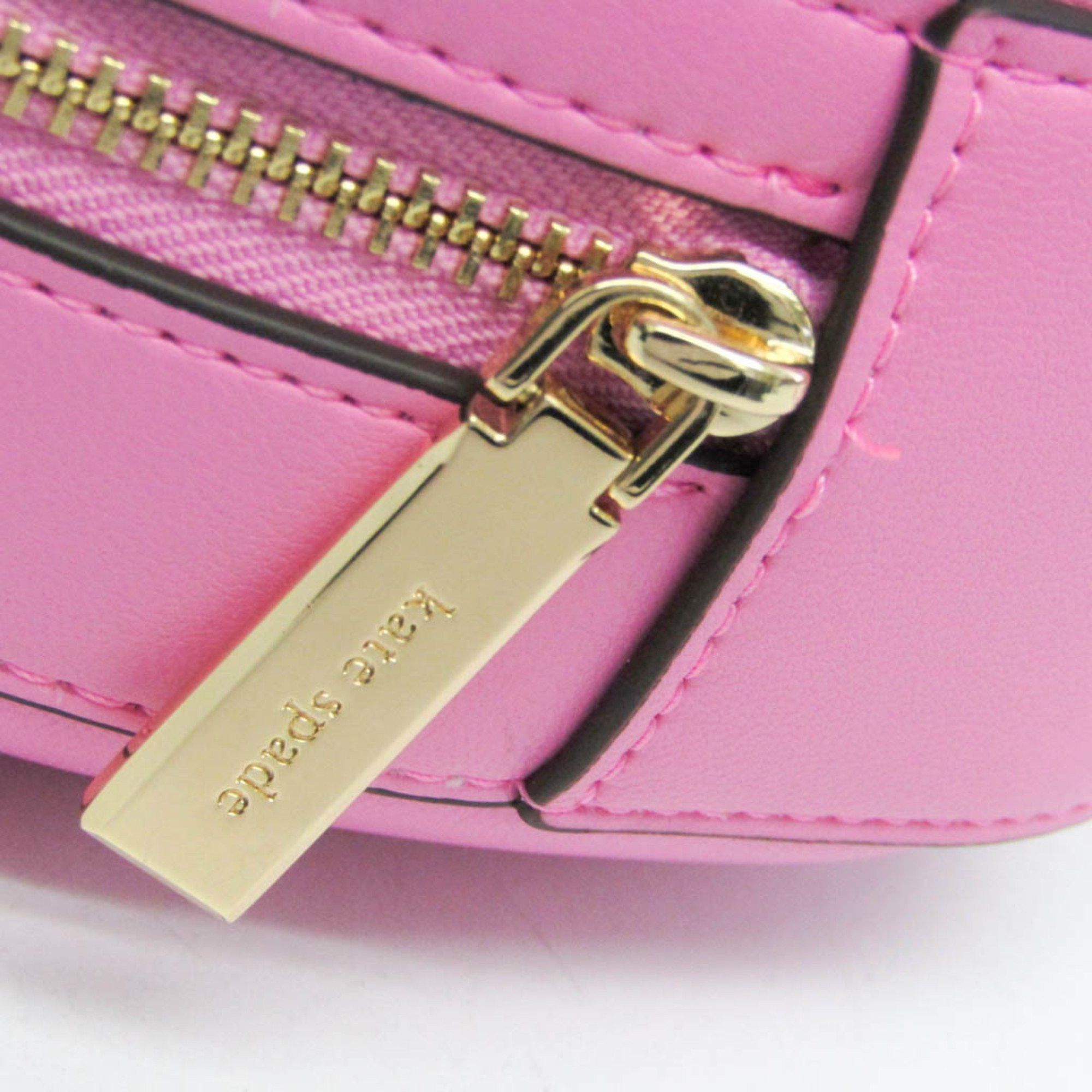 Kate Spade Kate Spade Love Shack 3D Mini Heart KK209 Women's Leather Shoulder Bag Pink Size ONE SIZE - 5 Thumbnail