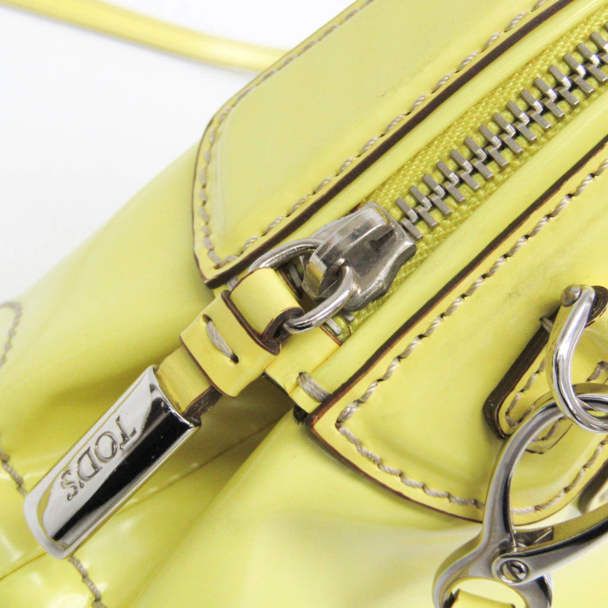 Tod's Tod's Women's Leather Handbag,Shoulder Bag Yellow Size ONE SIZE - 10 Thumbnail