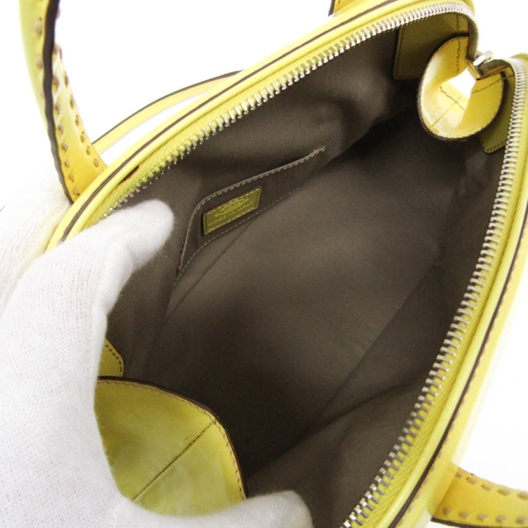 Tod's Tod's Women's Leather Handbag,Shoulder Bag Yellow Size ONE SIZE - 3 Thumbnail