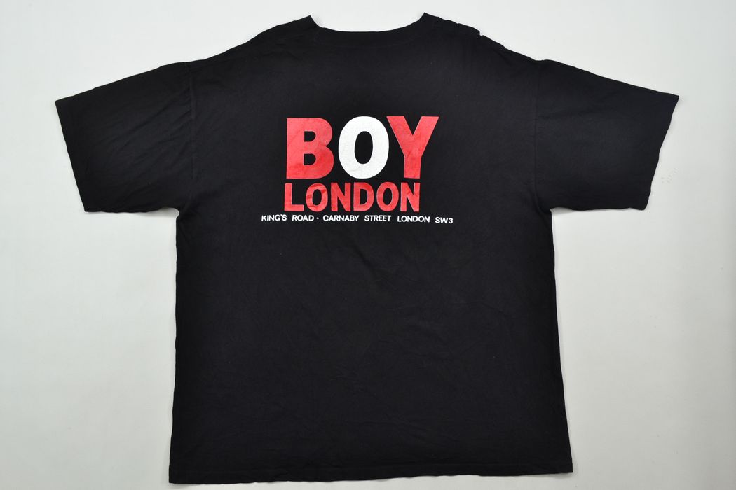 Boy London Vintage 90's Boy London Black T shirt | Grailed