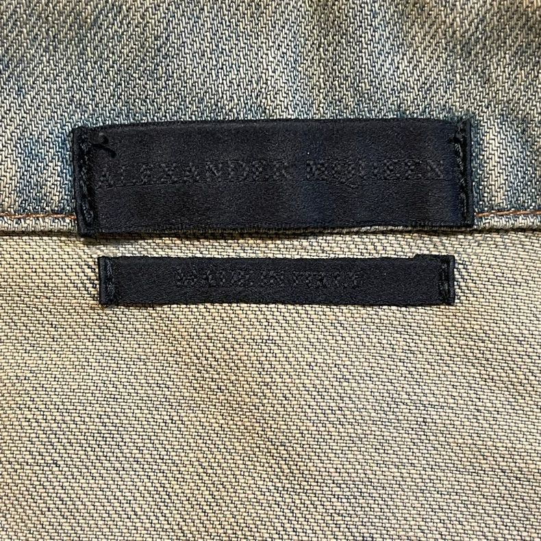 Alexander McQueen Alexander McQueen Unique Denim Jacket with Artwork Size US L / EU 52-54 / 3 - 6 Thumbnail