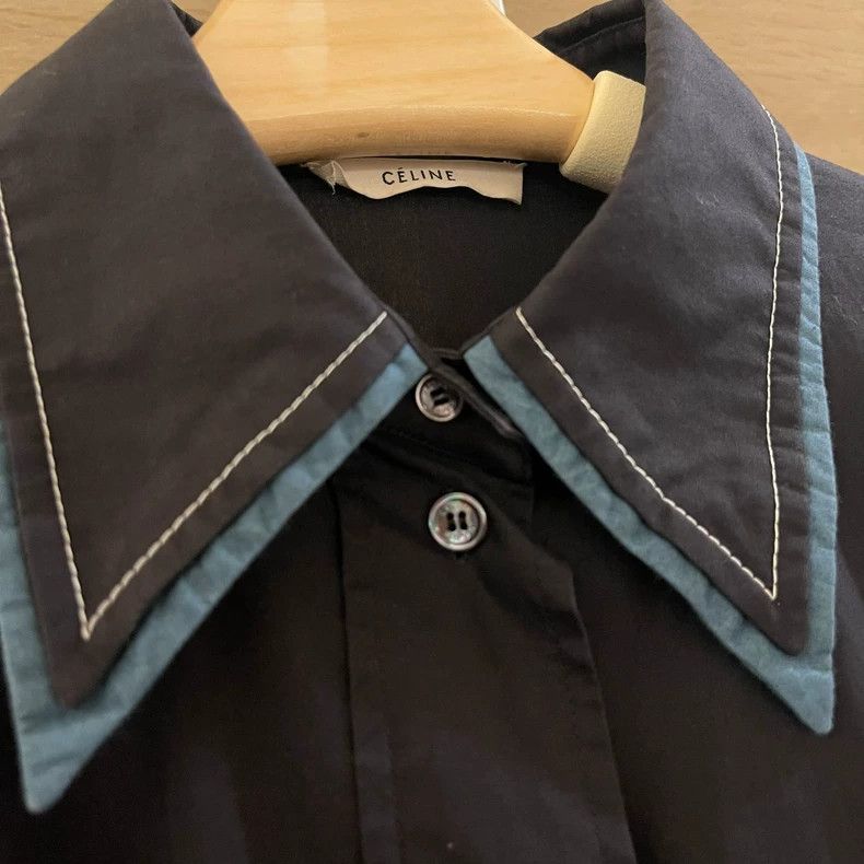 Celine Beautiful Old Celine Shirt by Phoebe Philo Size US S / EU 44-46 / 1 - 5 Thumbnail