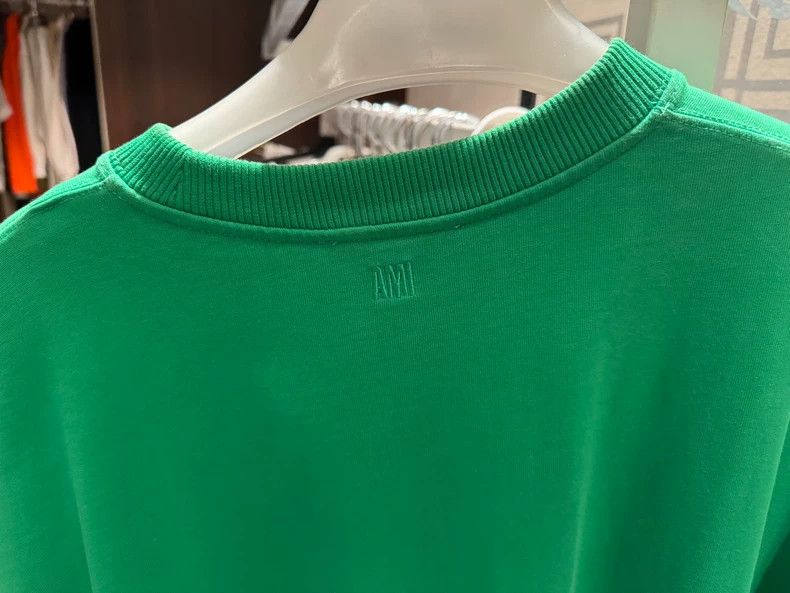 AMI AMI T-shirt in Green, Unisex, Size 170/92A Size US M / EU 48-50 / 2 - 4 Thumbnail