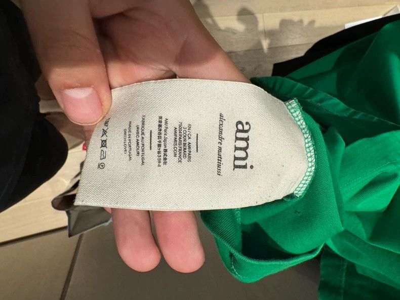 AMI AMI T-shirt in Green, Unisex, Size 170/92A Size US M / EU 48-50 / 2 - 7 Thumbnail
