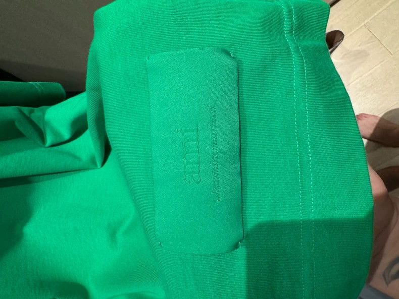 AMI AMI T-shirt in Green, Unisex, Size 170/92A Size US M / EU 48-50 / 2 - 5 Thumbnail