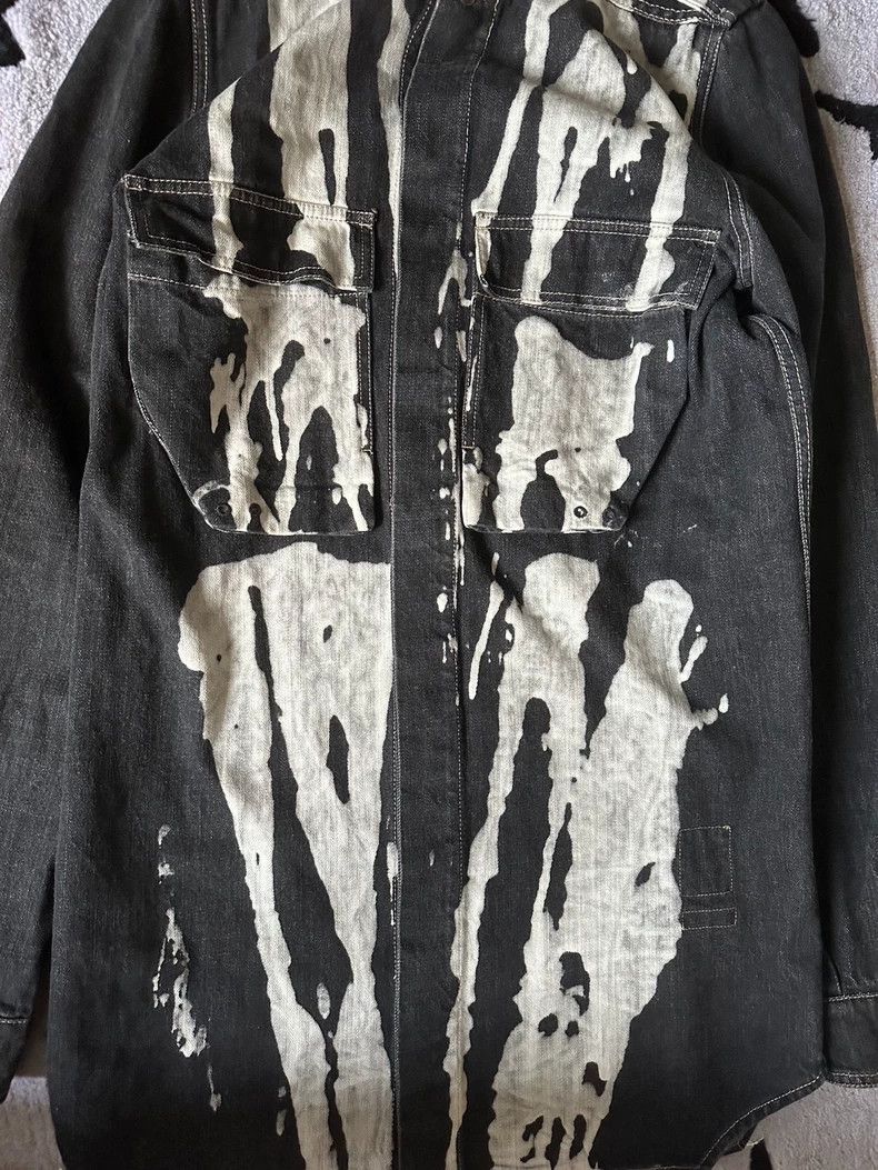 Rick Owens Rick Owens Long Pocket Denim Jacket Size US M / EU 48-50 / 2 - 2 Thumbnail