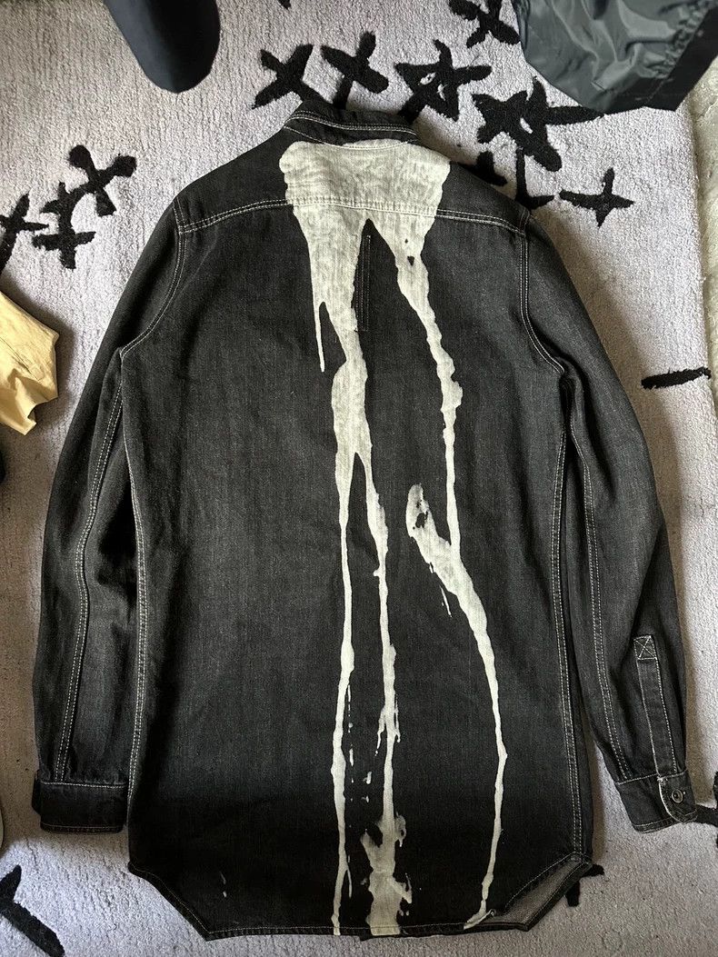 Rick Owens Rick Owens Long Pocket Denim Jacket Size US M / EU 48-50 / 2 - 3 Thumbnail