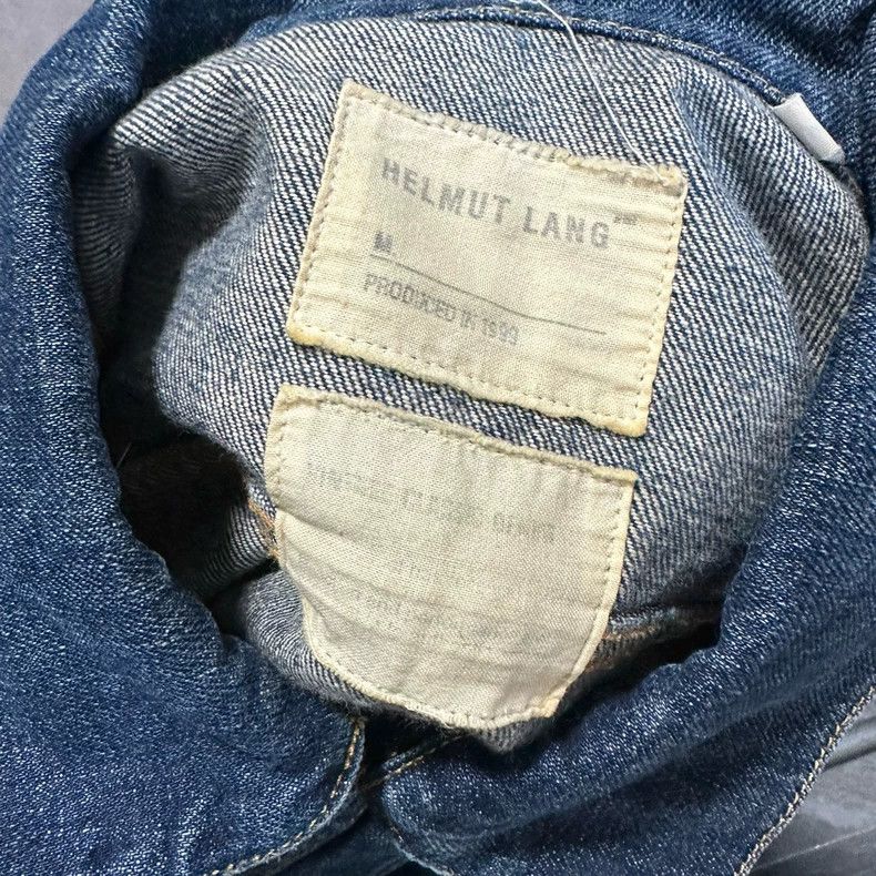 Helmut Lang Helmut Lang Denim Jacket with Unique Texture Size US L / EU 52-54 / 3 - 4 Thumbnail