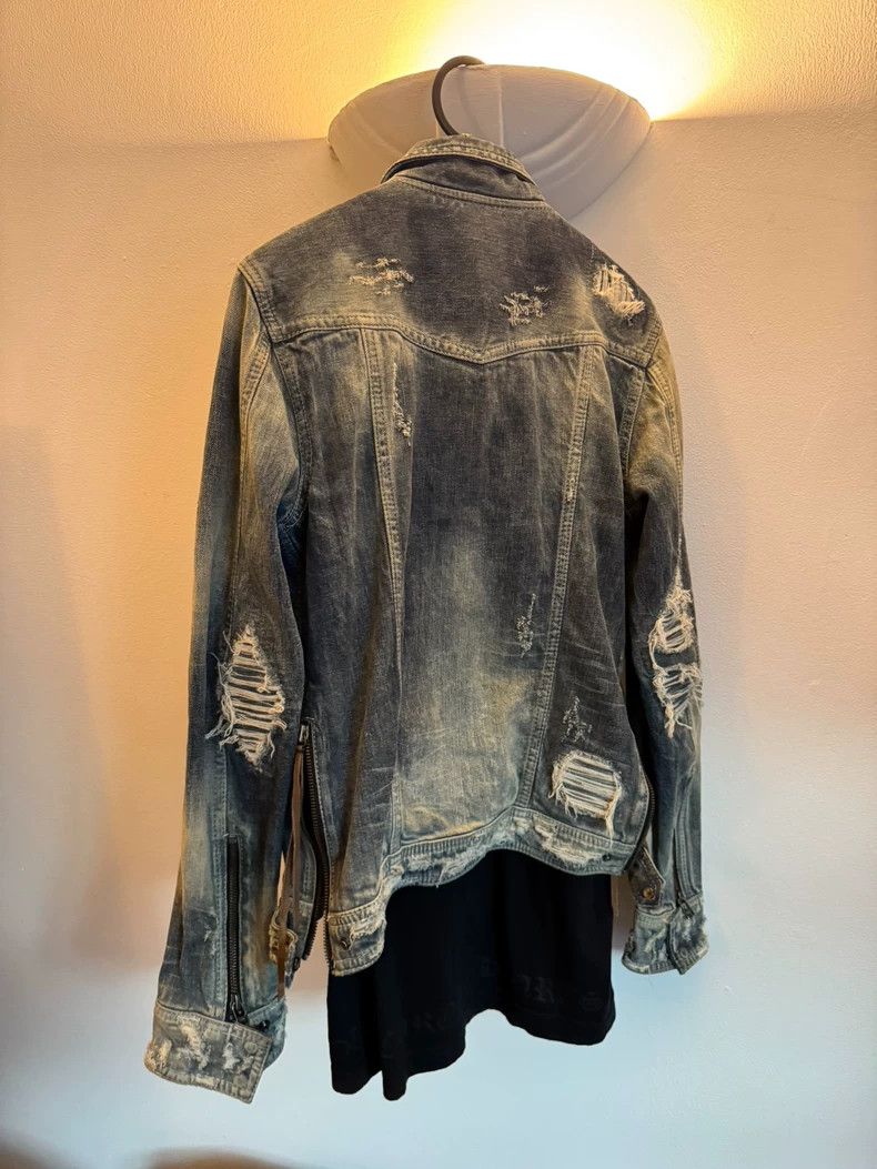 14th Addiction Distressed Denim Jacket for Men and Women Size US XS / EU 42 / 0 - 4 Thumbnail