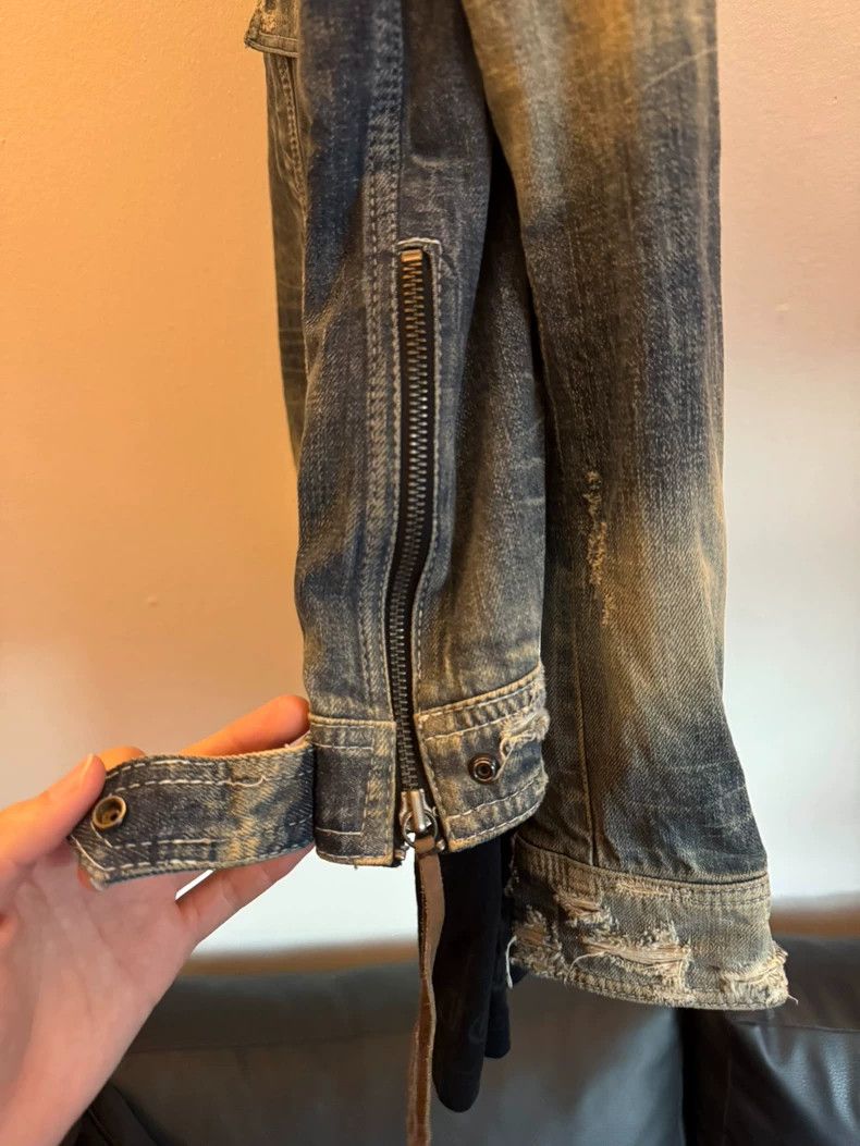 14th Addiction Distressed Denim Jacket for Men and Women Size US XS / EU 42 / 0 - 3 Thumbnail
