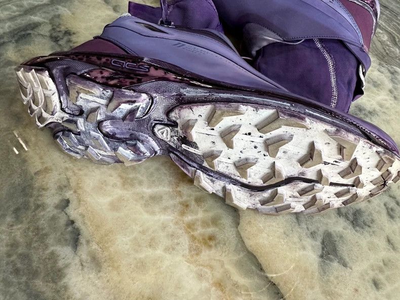 11 By Boris Bidjan Saberi Purple Salomon Tech Wear Running Shoes Size US 10 / EU 43 - 2 Thumbnail
