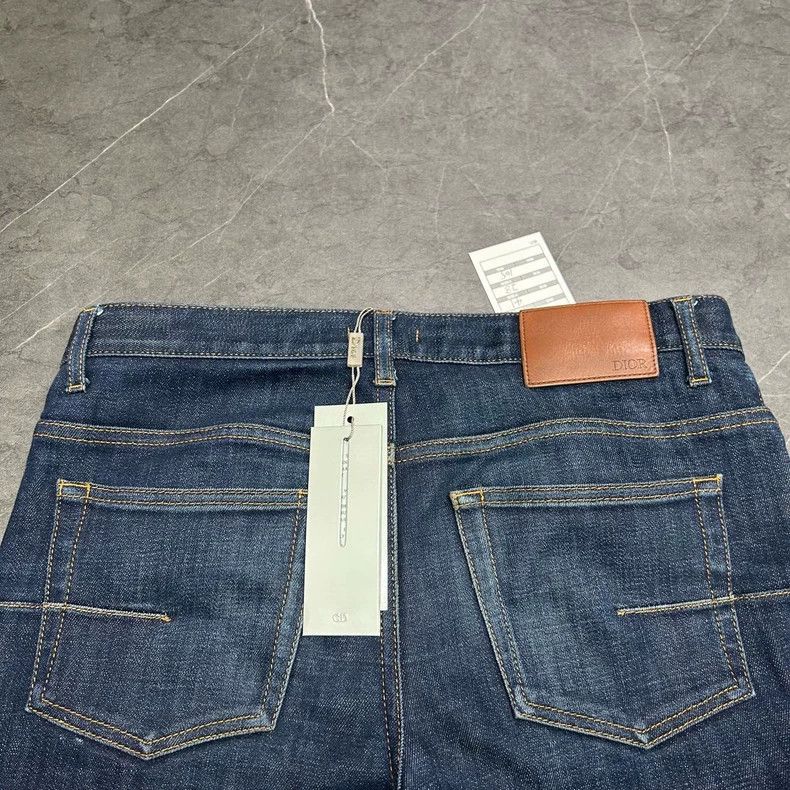 Dior DIOR Printed Denim Jeans Size 29 Size US 29 - 4 Thumbnail