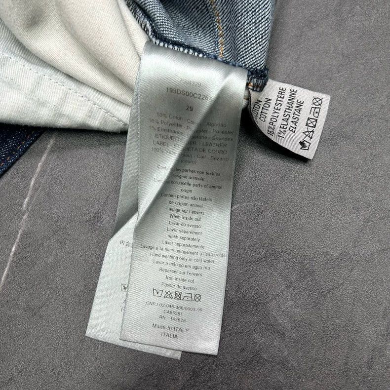 Dior DIOR Printed Denim Jeans Size 29 Size US 29 - 8 Thumbnail