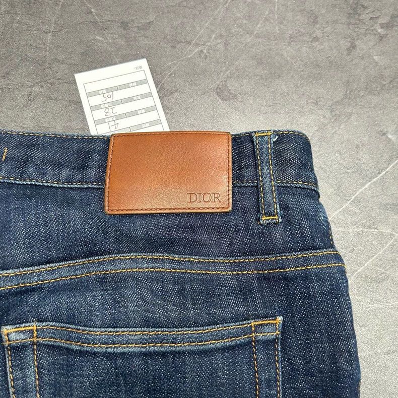 Dior DIOR Printed Denim Jeans Size 29 Size US 29 - 5 Thumbnail