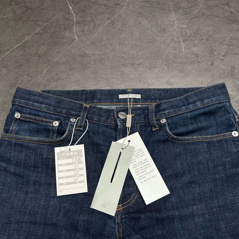 Dior DIOR Printed Denim Jeans Size 29 Size US 29 - 6 Thumbnail