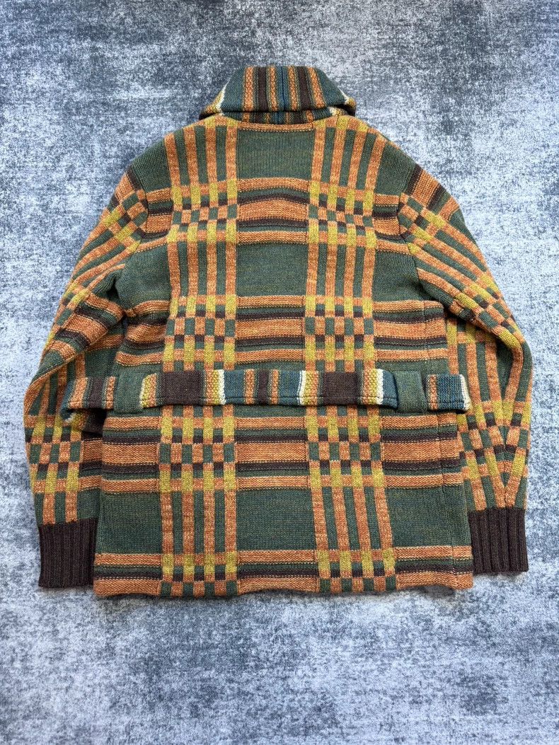 Ralph Lauren Ralph Lauren Wool Coat with Patterned Design Size US M / EU 48-50 / 2 - 2 Thumbnail