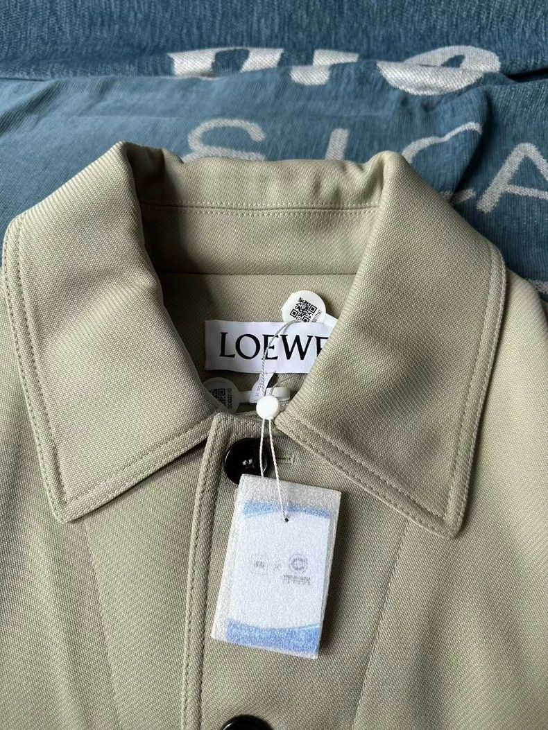 Loewe Loewe Khaki Collar Button Jacket Size US L / EU 52-54 / 3 - 2 Thumbnail
