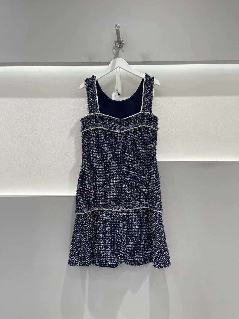 Chanel Chanel Blue Tassel Dress Size 34 Size US 34 / EU 50 - 2 Thumbnail