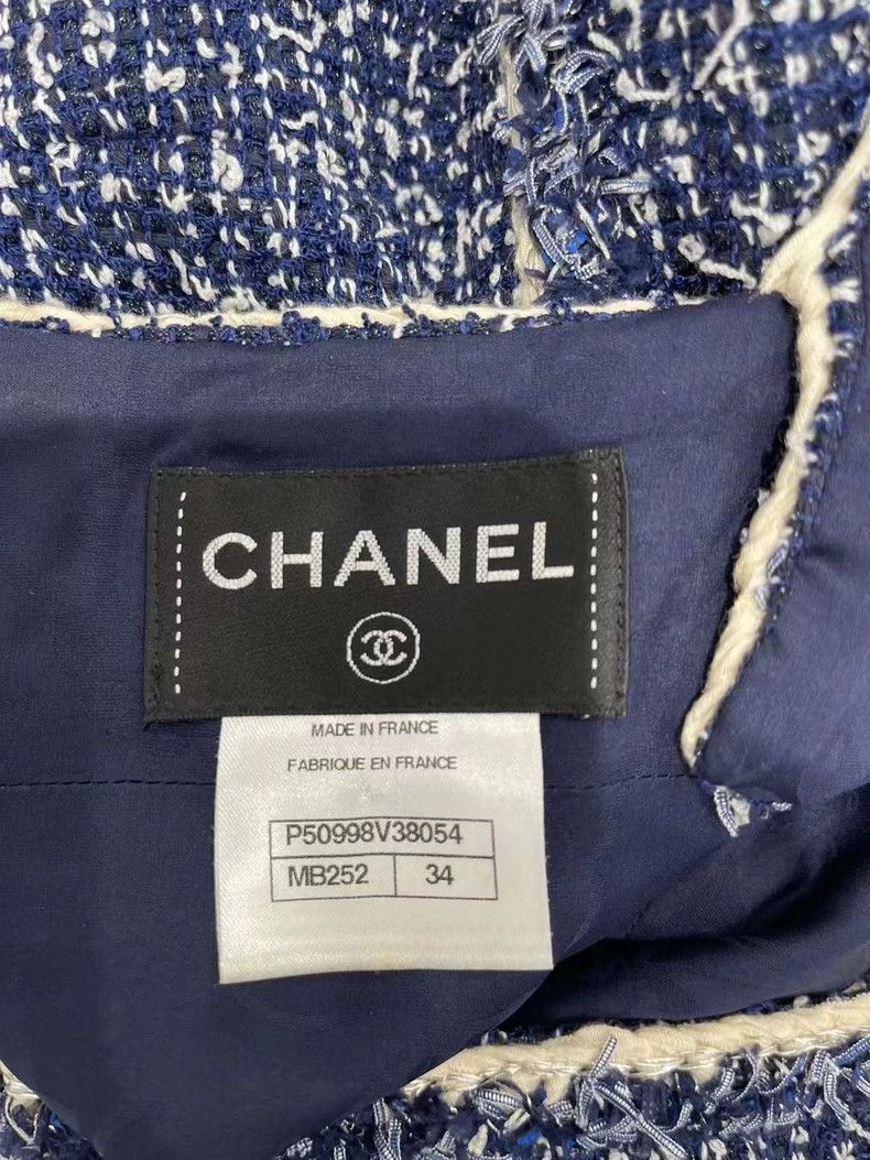 Chanel Chanel Blue Tassel Dress Size 34 Size US 34 / EU 50 - 7 Thumbnail