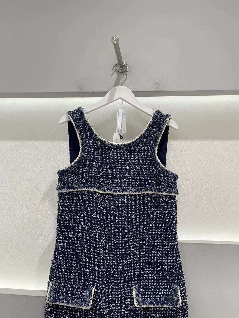 Chanel Chanel Blue Tassel Dress Size 34 Size US 34 / EU 50 - 3 Thumbnail