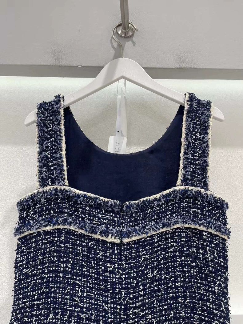 Chanel Chanel Blue Tassel Dress Size 34 Size US 34 / EU 50 - 6 Thumbnail