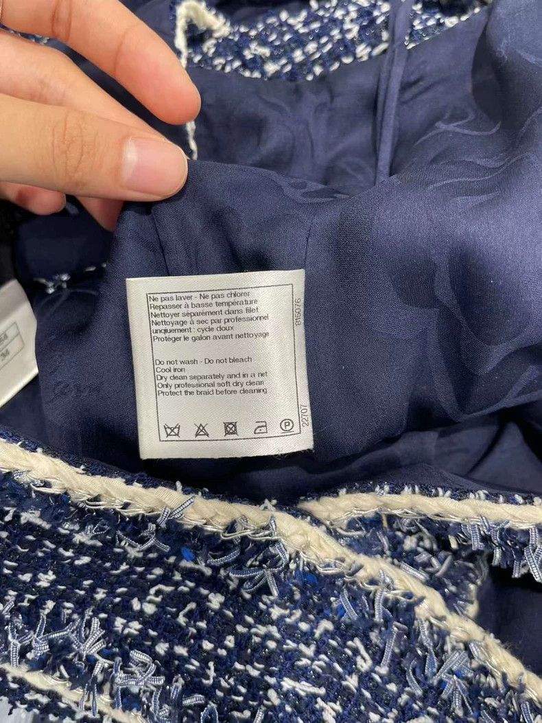 Chanel Chanel Blue Tassel Dress Size 34 Size US 34 / EU 50 - 8 Thumbnail