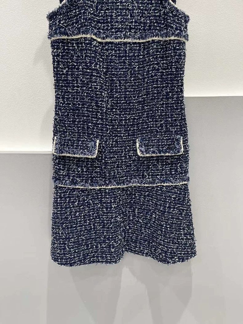 Chanel Chanel Blue Tassel Dress Size 34 Size US 34 / EU 50 - 4 Thumbnail