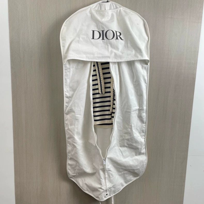 Dior Christian Dior Striped Knit Sweater in Black and White Size US M / EU 48-50 / 2 - 5 Thumbnail