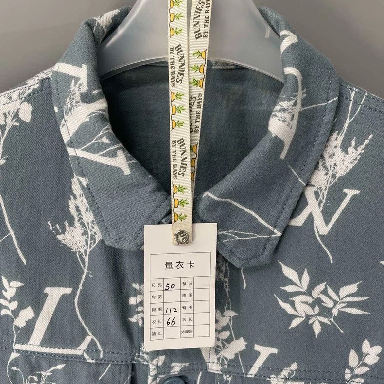 Louis Vuitton Louis Vuitton Gray Floral Denim Jacket Size US M / EU 48-50 / 2 - 3 Thumbnail